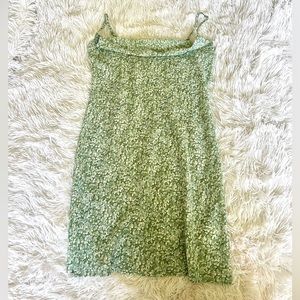 Green Floral Slip Dress